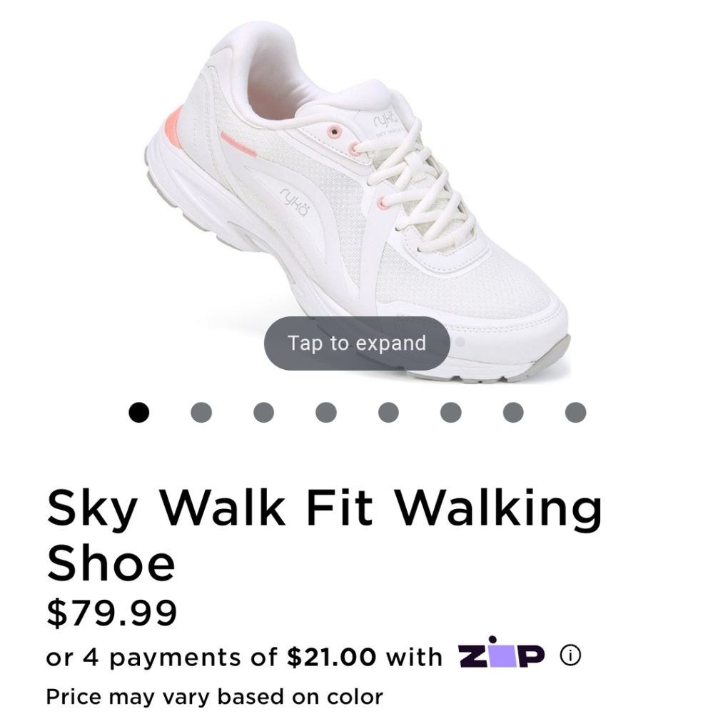 Brand new never worn ryka sneakers.